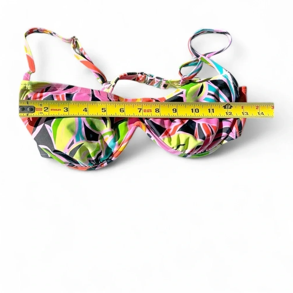 Wild Fable NWOT Neon Tropical Floral Underwire Bikini Top Bralette Style Medium